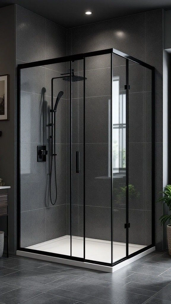 Custom tempered safety glass shower cabin and bathroom enclosure in Rawalpindi